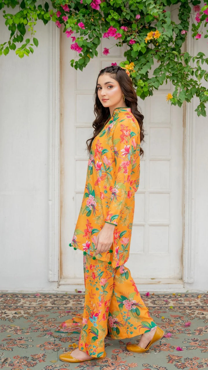 Premium Unstitched 3-Piece Lawn Suit