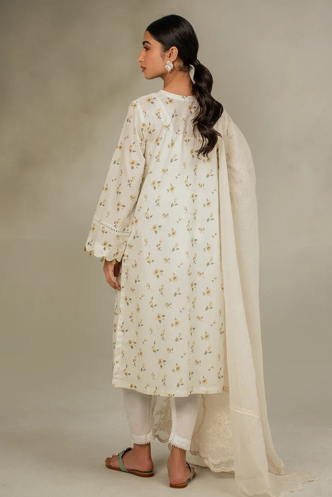 Premium Unstitched 3-Piece Lawn Suit