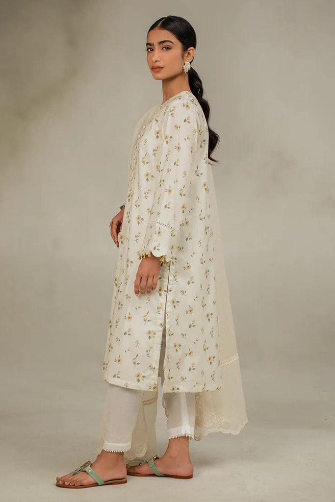 Premium Unstitched 3-Piece Lawn Suit