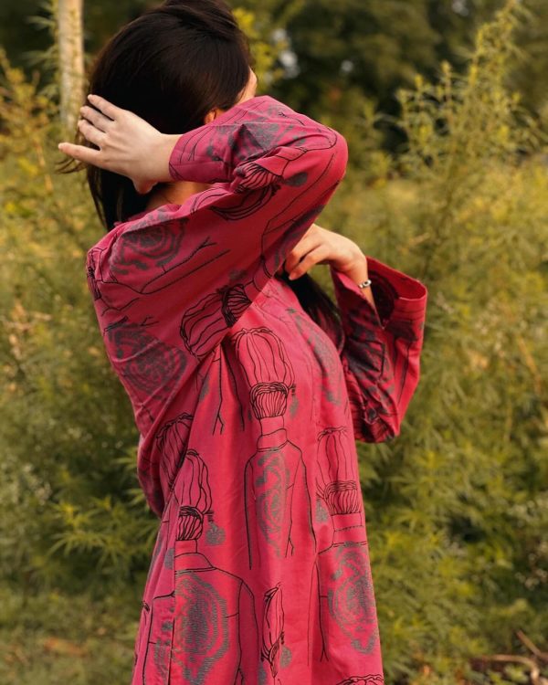 Ethnic Brand Two-Piece Suit (Premium Lilen)