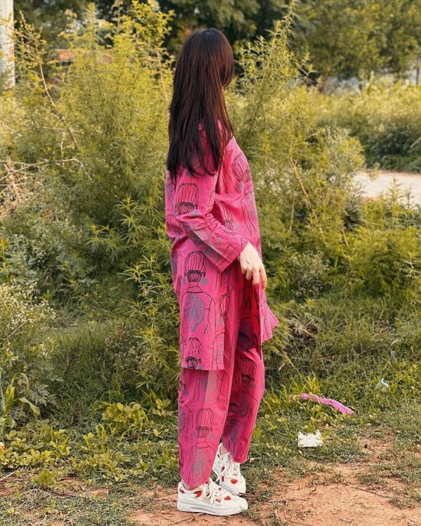 Ethnic Brand Two-Piece Suit (Premium Lilen)