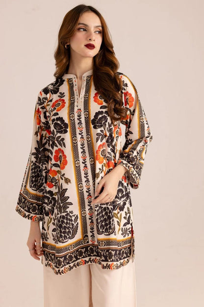 Sophisticated Grip Silk Printed Outfit