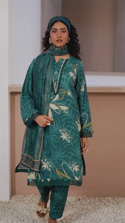 Premium  3-Piece Lawn Suit