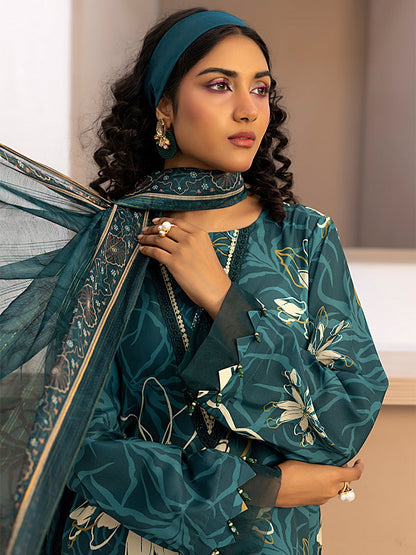 3-Piece Lawn Suit – Elegant & Stylish
