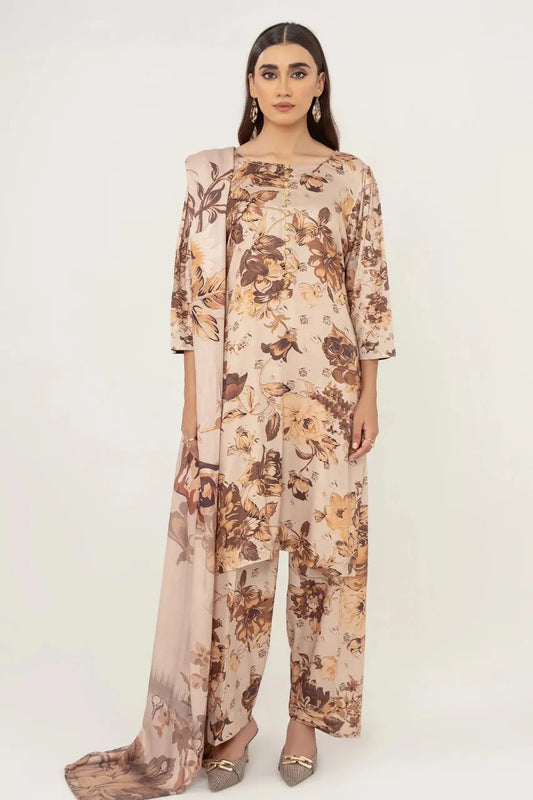 Premium Unstitched 3-Piece Lawn Suit