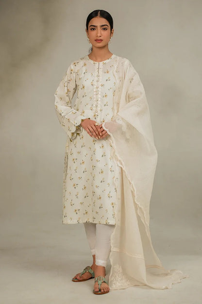 Premium Unstitched 3-Piece Lawn Suit