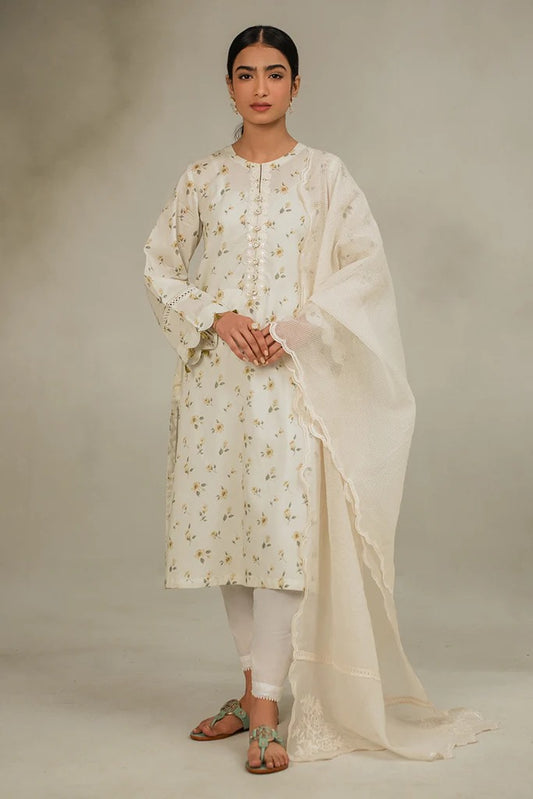 Premium Unstitched 3-Piece Lawn Suit