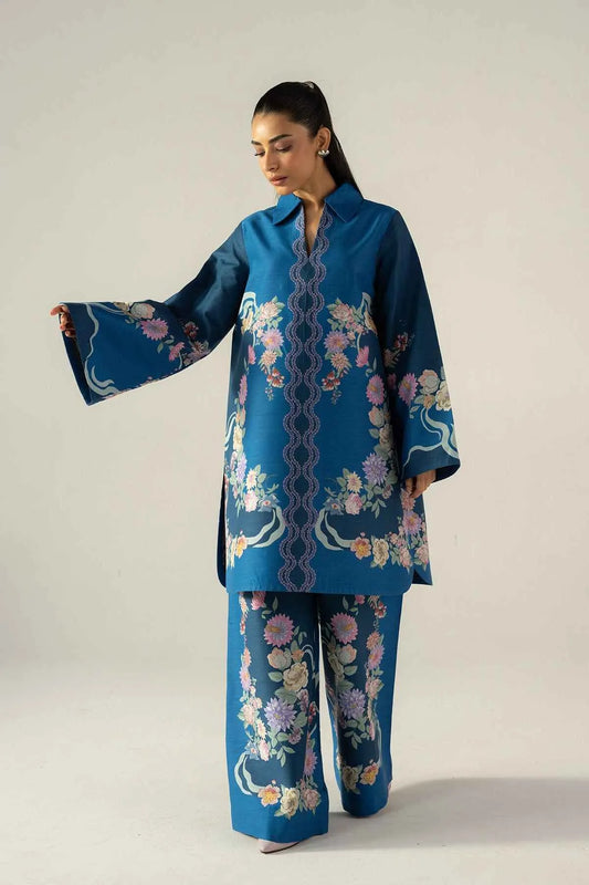 Dark Blue Rose Charm