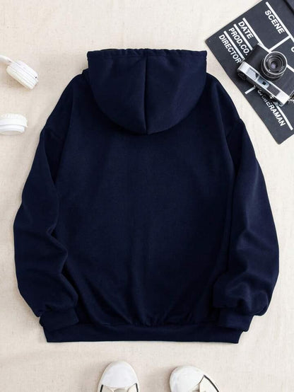 Classic Blue Fleece Hoodie