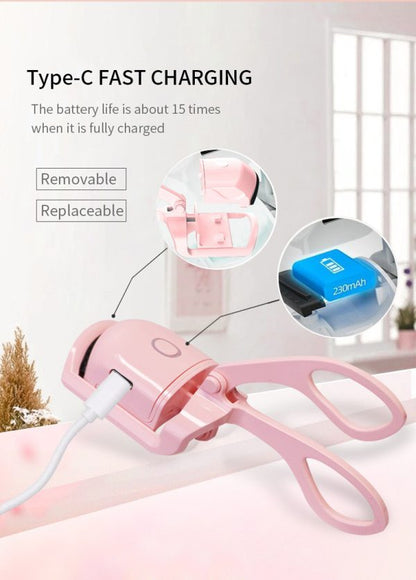 Automatic Electric Eyelash Curler – Long-Lasting Eye Beauty Tool