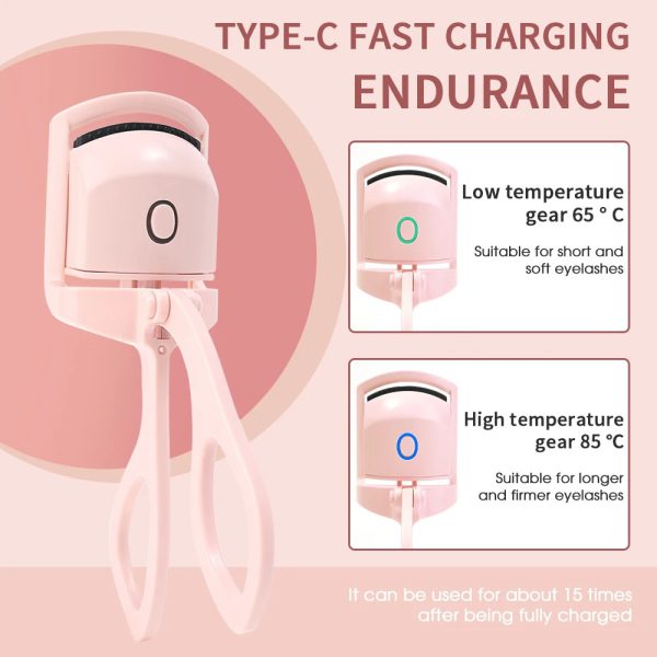 Automatic Electric Eyelash Curler – Long-Lasting Eye Beauty Tool