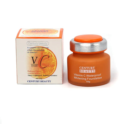 Century Beauty Vitamin C VC Waterproof Foundation – 50g Imported