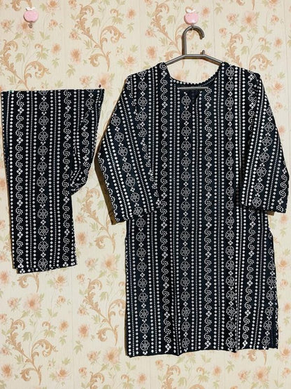 Chunri Print 2-Piece Linen Suit